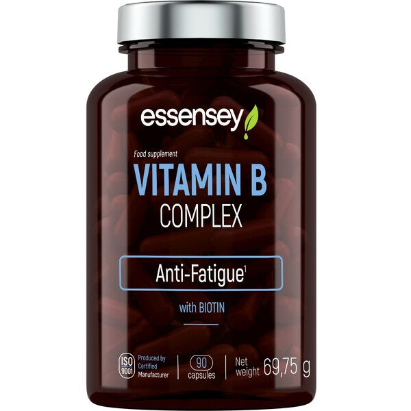 Vitamin B Complex – 90 kapslar baksida näringsfakta