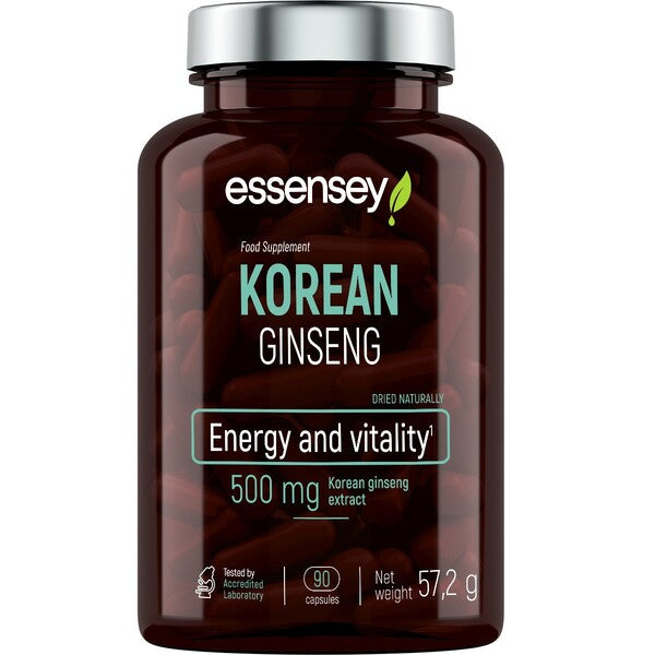 Koreansk Ginseng 500mg baksida näringsfakta