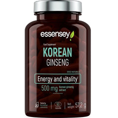 Koreansk Ginseng 500mg baksida näringsfakta