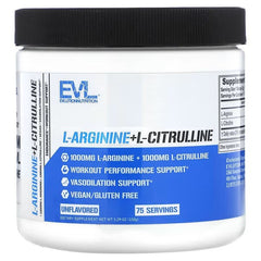 EVLution Nutrition - L-Arginine + L-Citrulline, Powder - 150g