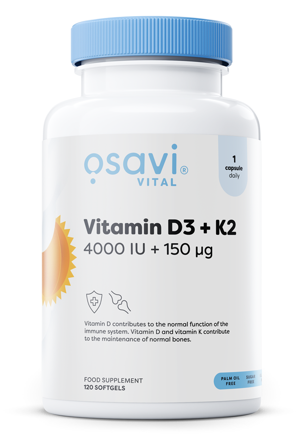Osavi Vitamin D3 + K2 näringsfakta och ingredienser