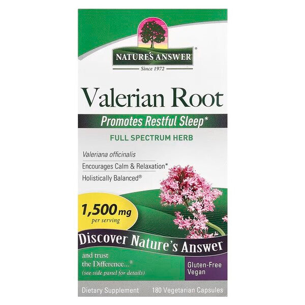 Nature's Answer Valerian Root näringsfakta
