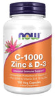 NOW Foods - C-1000 Zinc & D-3 - 100 Vcaps