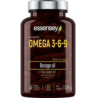 Omega 3-6-9 – 90 kapslar baksida näringsfakta