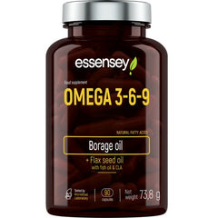 Omega 3-6-9 – 90 kapslar baksida näringsfakta