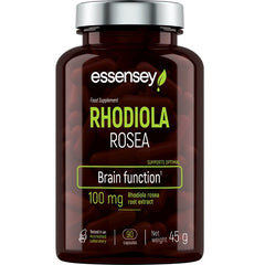 Rhodiola Rosea 100mg – 90 kapslar baksida näringsinformation