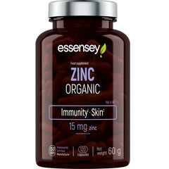 Zink Organic 15 mg baksida näringsfakta