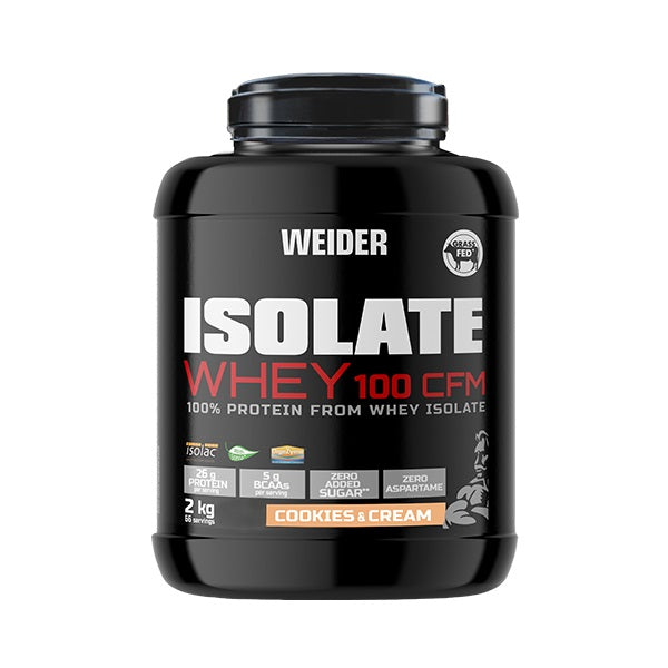 Whey Isolate 100 CFM öppen burk