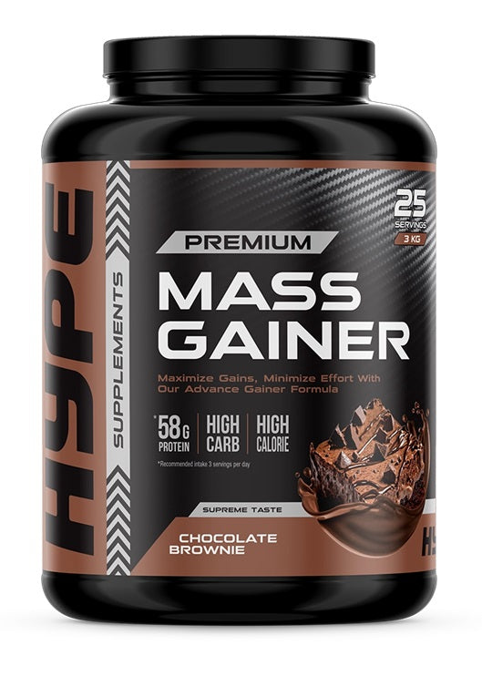 Hype Premium Mass Gainer näringsfakta baksida