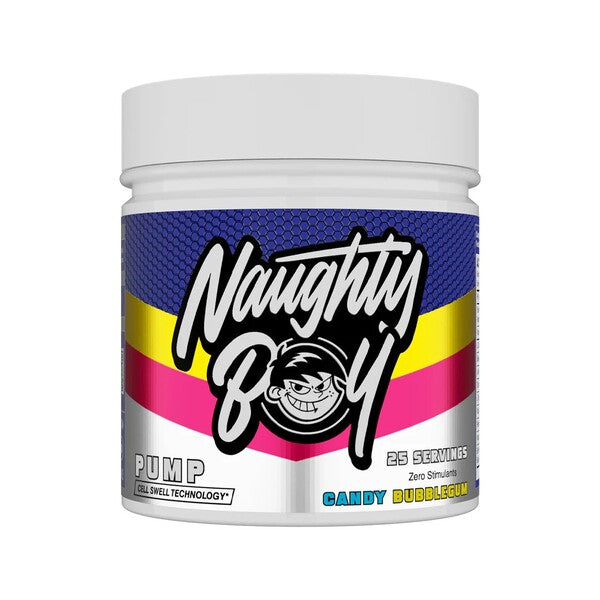 Naughty Boy Pump Pre-Workout ingredienser etikett