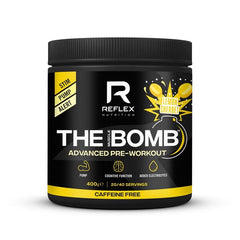 Reflex Nutrition - The Muscle Bomb Caffeine Free - Lemon Sherbet, 30 Servings (KORT DATUM 2026-09-30)