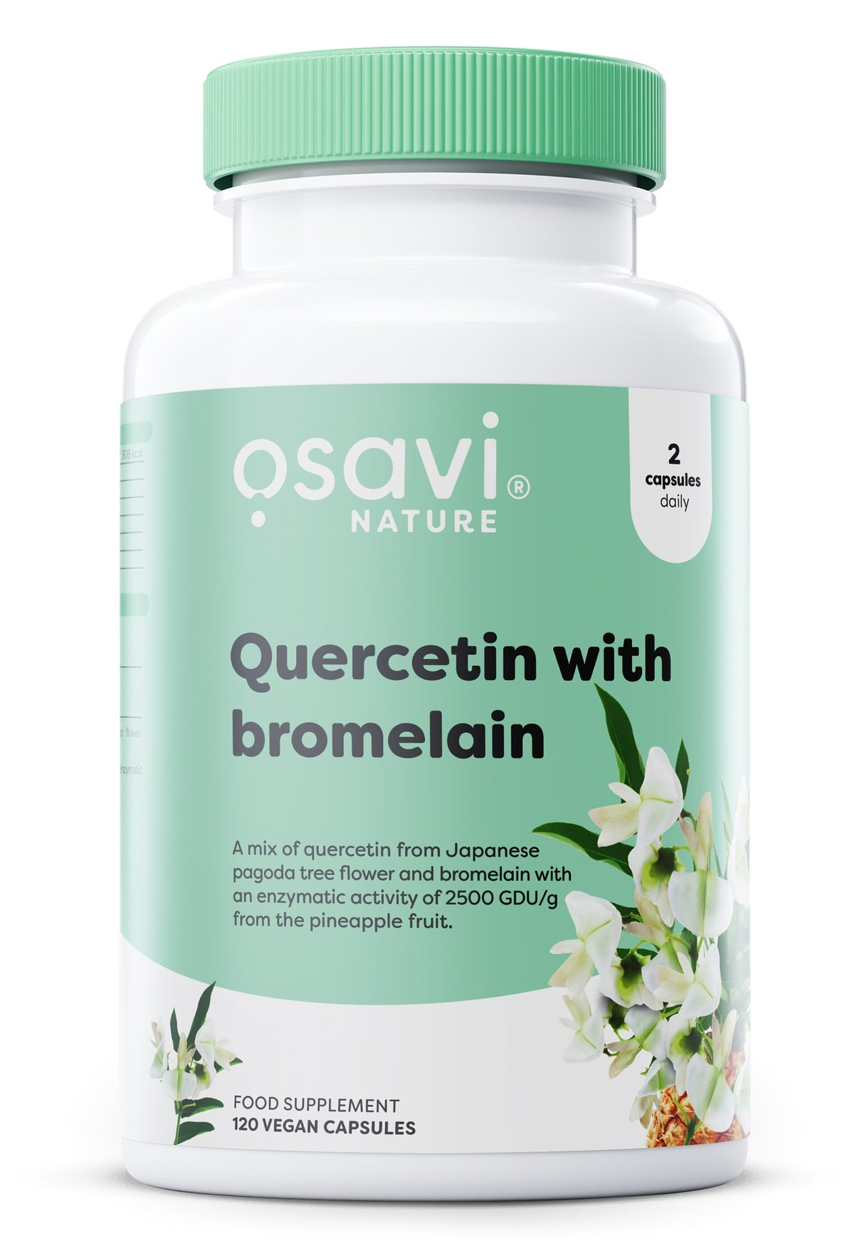 Osavi Quercetin With Bromelain baksida näringsfakta