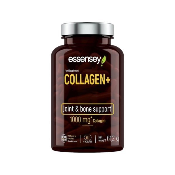 Collagen+ – 90 kapslar baksida med näringsinformation