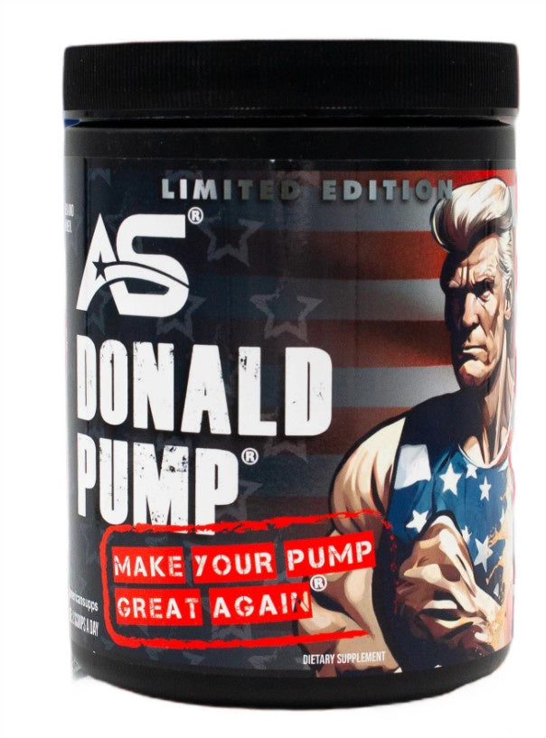 Donald Pump American Peach Iced Tea baksida med näringsinformation