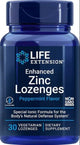 Enhanced Zinc Lozenges Pepparmintssmak framsida