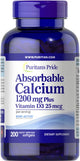 Puritan's Pride - Absorbable Calcium Plus Vitamin D3s