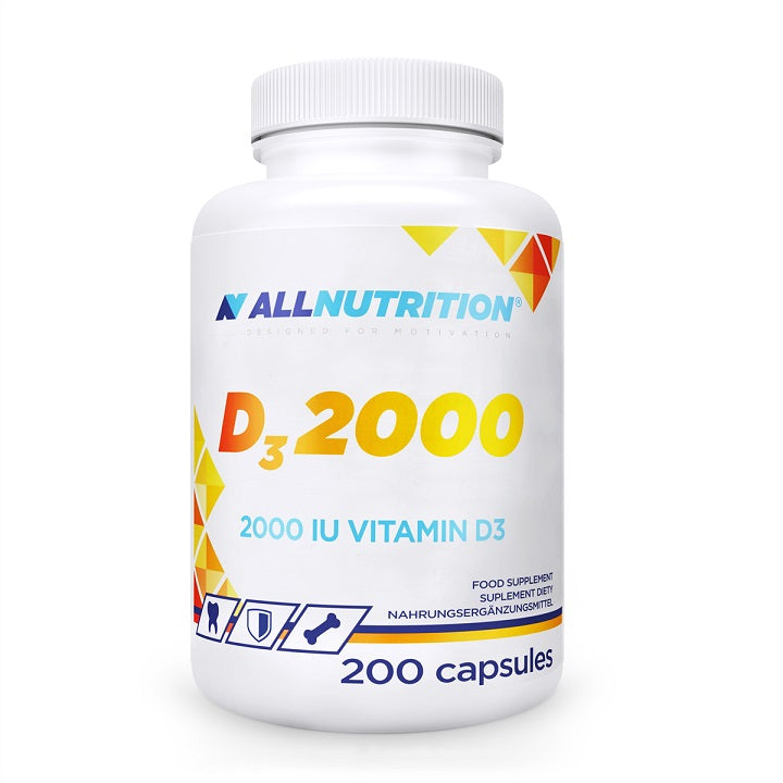 Allnutrition Vitamin D3 2000IU öppen förpackning
