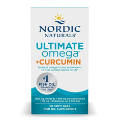 Nordic Naturals - Ultimate Omega + Curcumin - 60 Sgels