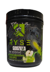 RYSE Pre-Workout Green Apple baksida näringsfakta