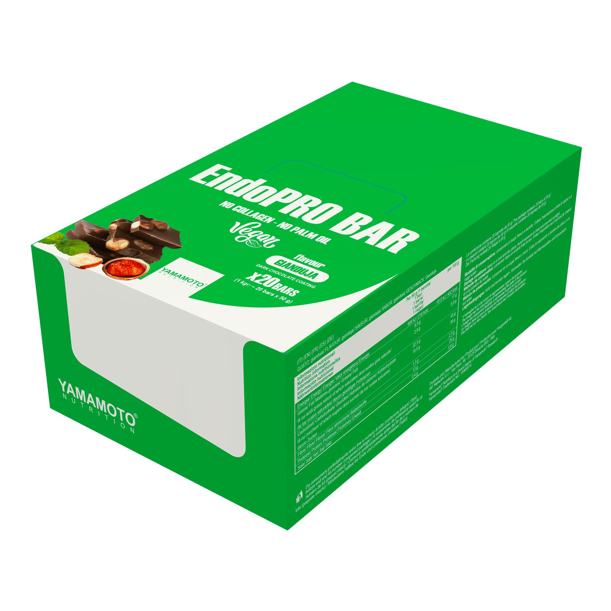 Yamamoto Research - Endopro Bar - Gianduja, 20 x 50g