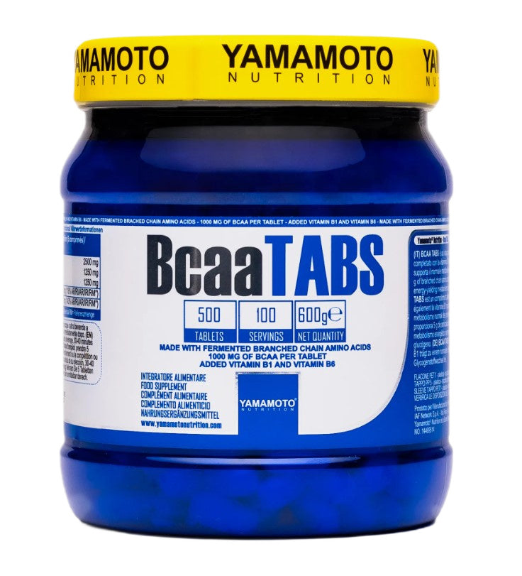 BCAA Tabs – 500 tabletter framsida