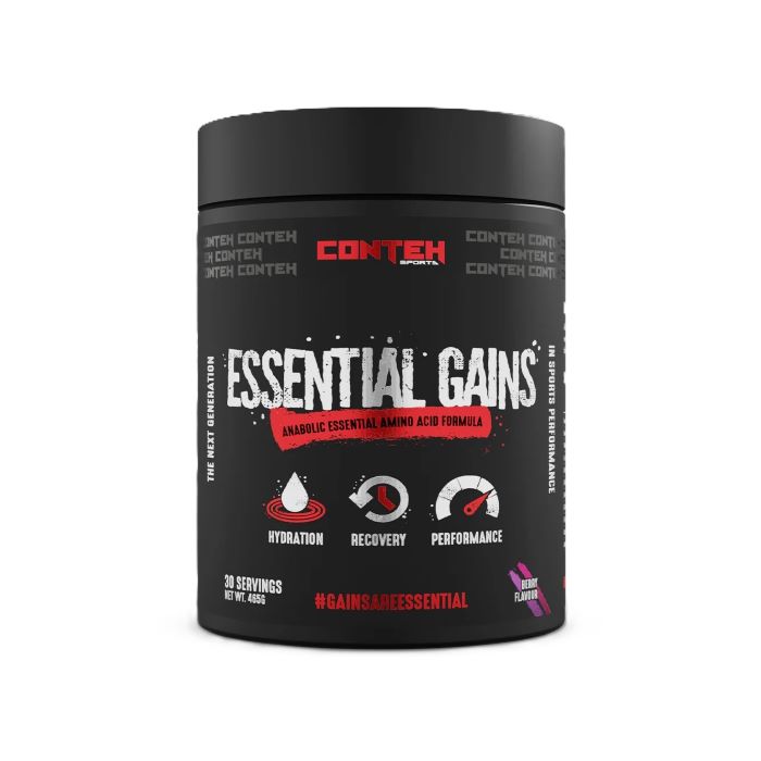 Conteh Sports Essential Gains ingredienser etikett