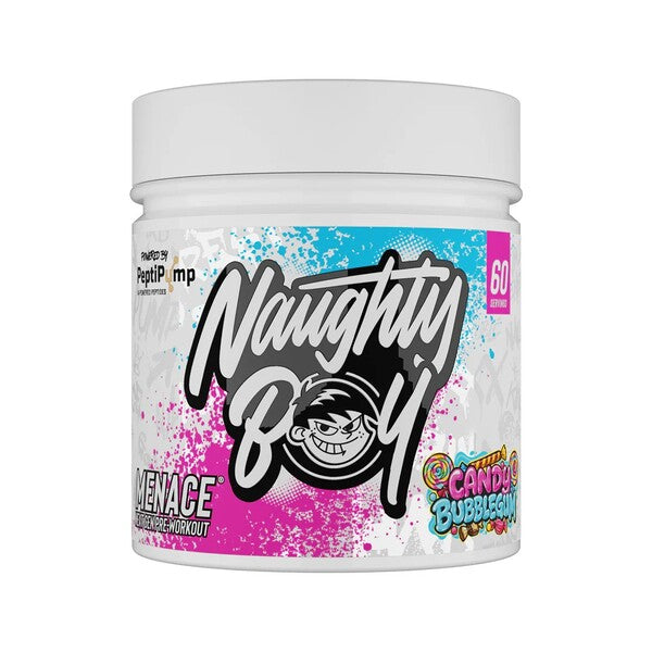 Menace V2 – Pre-Workout Pulver etikett detalj