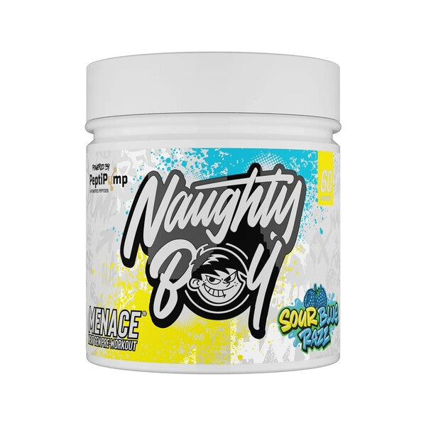 Menace V2 – Pre-Workout Pulver förpackning öppen