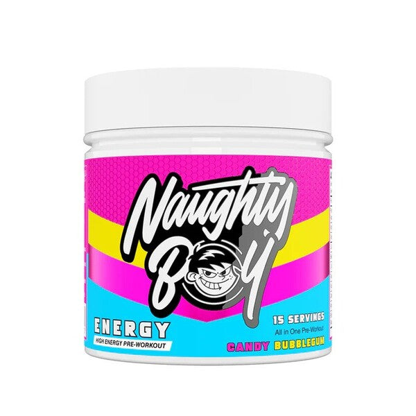 Naughty Boy Energy ingredienser etikett