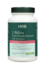 Holland & Barrett Friendly Bacteria Strawberry baksida näringsfakta