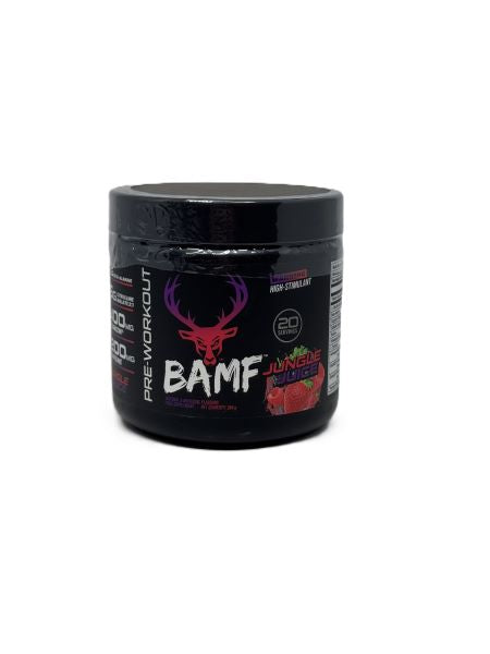Bucked Up BAMF Pre-Workout Formula baksida näringsfakta