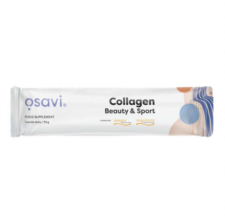 Osavi Collagen Beauty & Sport baksida näringsfakta