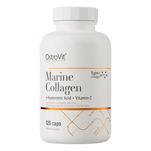 OstroVit - Marine Collagen + Hyaluronic Acid + Vitamin C - 120 Caps