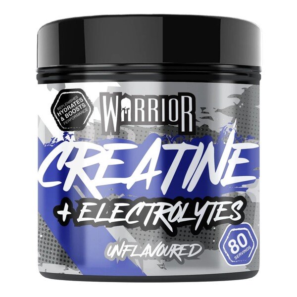 Warrior Creatine + Electrolytes näringsfakta baksida
