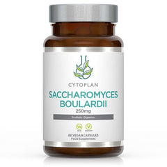 Saccharomyces Boulardii baksida med näringsinformation