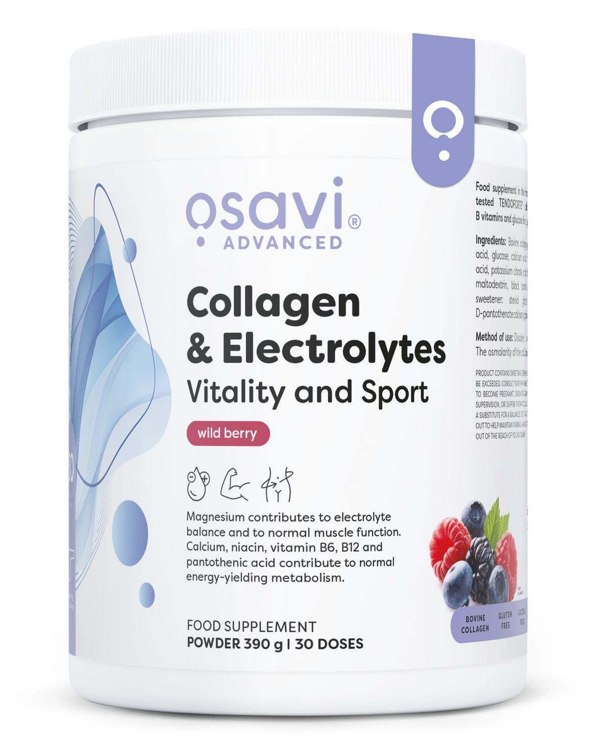 Osavi Collagen And Electrolytes ingredienser lista