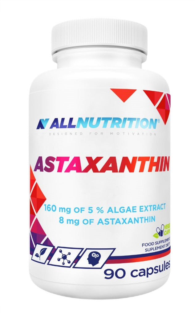 Astaxanthin – 90 veganska kapslar baksida