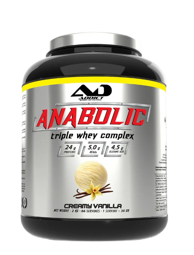 Addict Sport Nutrition - Anabolisesti Kolmoisproteiini Kompleksi