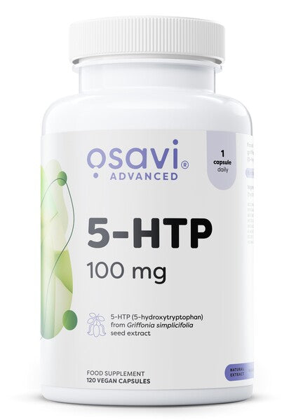 Osavi 5-HTP 100mg ingredienser etikett