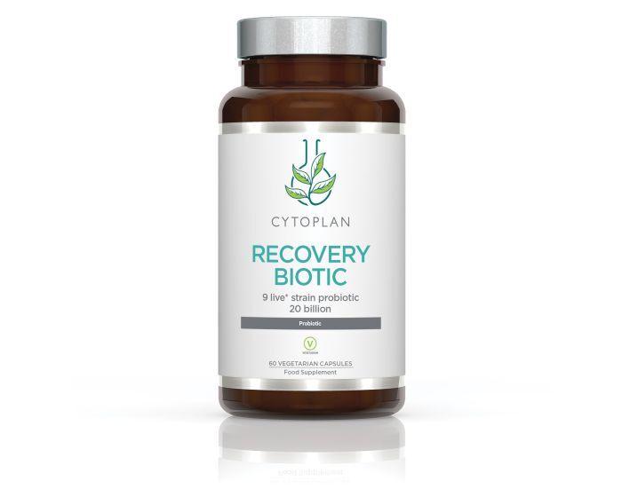 Recovery Biotic baksida med näringsinformation