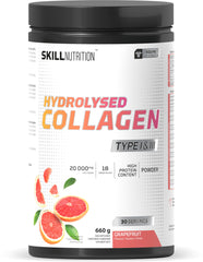 Skill Nutrition Hydrolysed Collagen Type I & III Grapefruit framsida