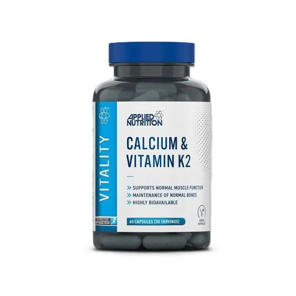 Applied Nutrition - Kalsium ja Vitamiini K2 - 60 kapselia