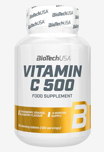 BioTechUSA Vitamin C 500 näringsfakta och ingredienser