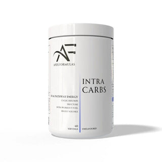 Intra Carbs – Snabb energi under träning baksida