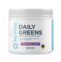 Revive Daily Greens förpackning öppen