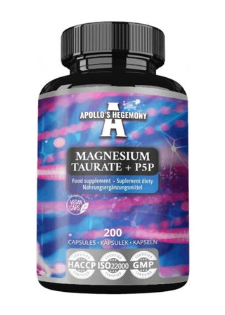 Apollo'S Hegemony - Magnesium Taurate + P5P - 200 kapsler