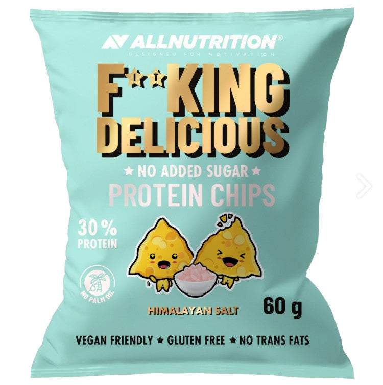 Allnutrition - Fitking Delicious Protein Chips, Himalayan Salt - 60g (KORT DATUM 2026-08-18)