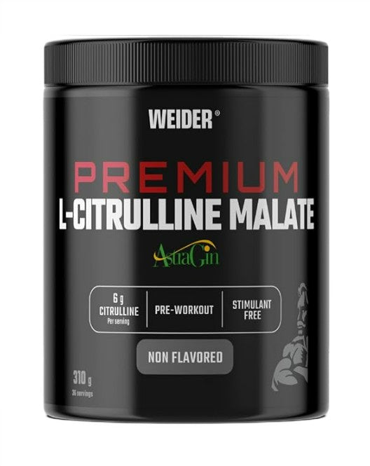 Weider - Premium L-Citrulliini Malata, Maustamaton - 310g (20 Annosta)