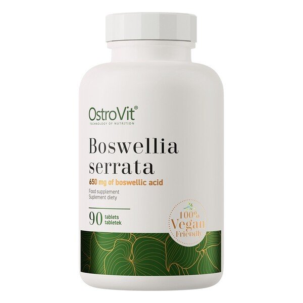 Boswellia Serrata – Ledstöd baksida näringsfakta