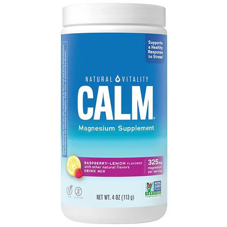 Calm Magnesiumpulver – Lösligt & lätt doserat, framsida
